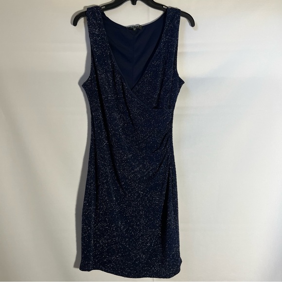 Semi-formal sparkly navy dress Large juniors - Picture 1 of 4